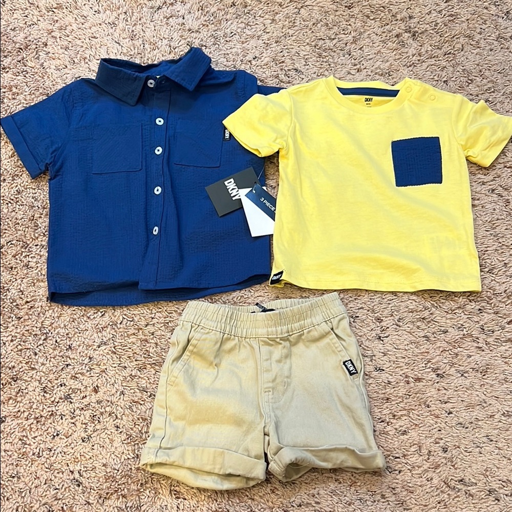 Baby DKNY 3 Piece Outfit